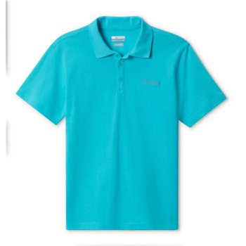 Columbia Muške Polo Majice - Wingard II Solid Pique Tirkizne | IBCL-36809